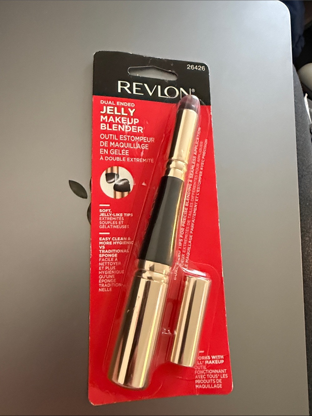 Revlon Dual-Ended Jelly Makeup Blender - Gold & Black